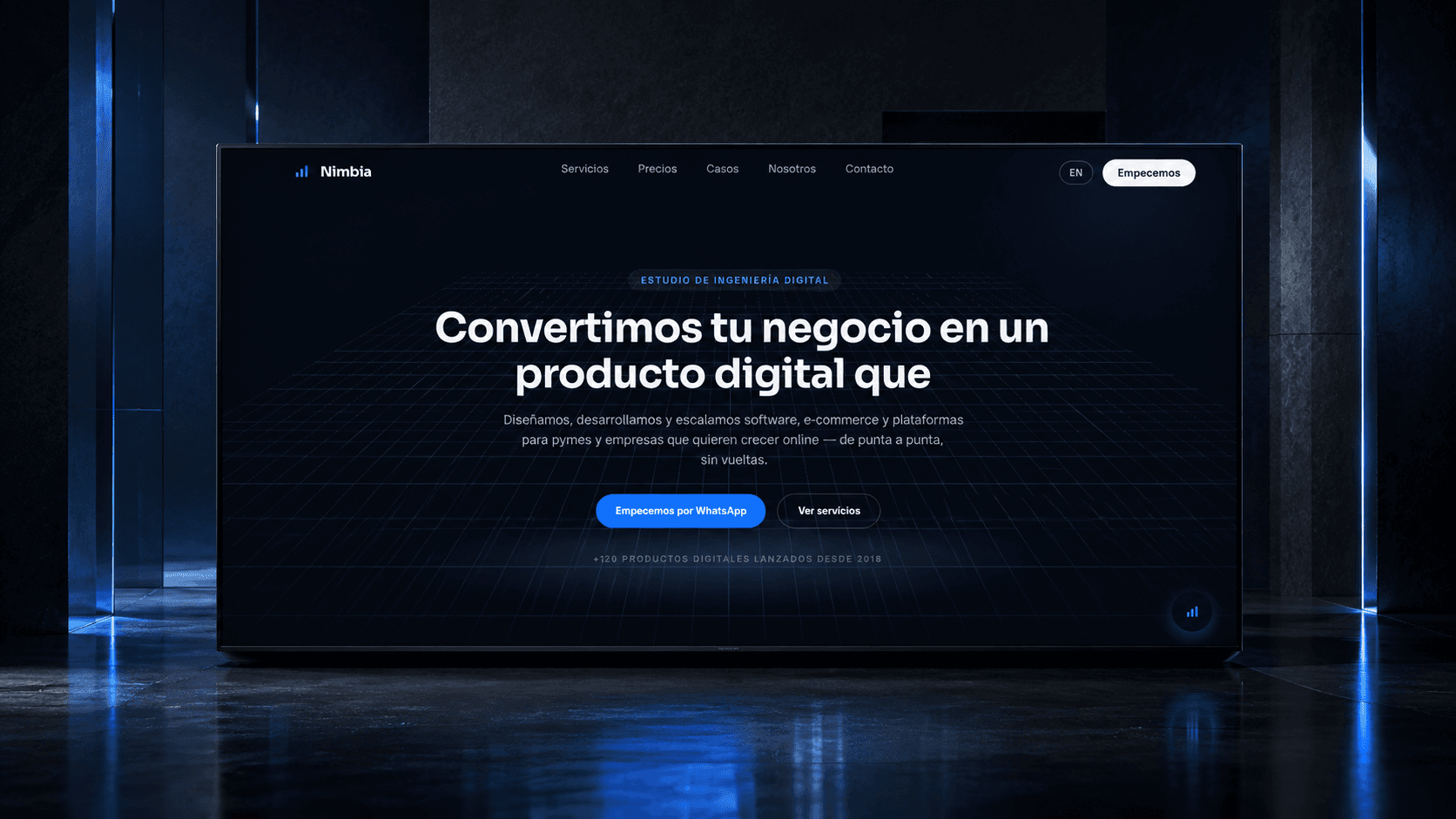 Nimbia — vista del sitio